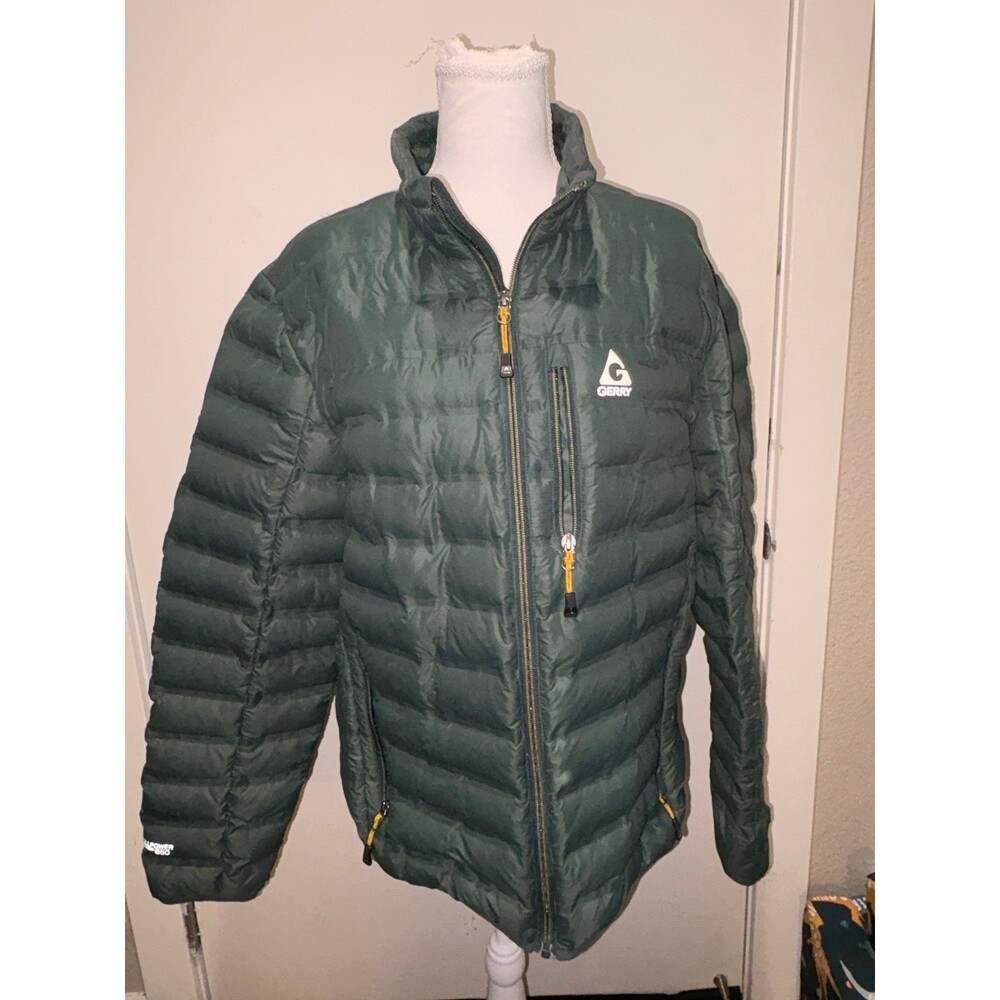 Gerry Webber green puffer down coat Large Men’s GUC